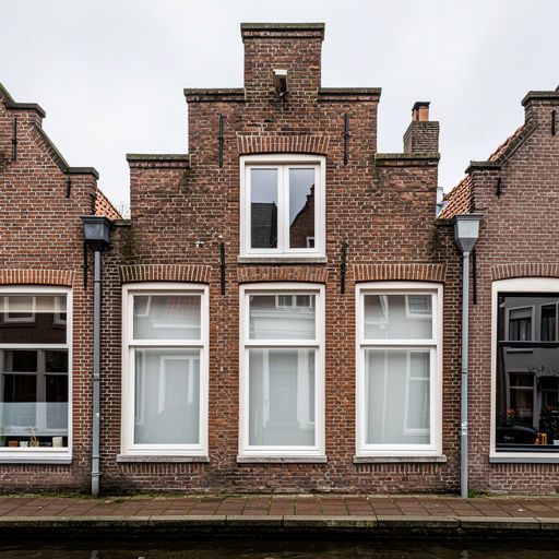 foto van ouderwetse huizen