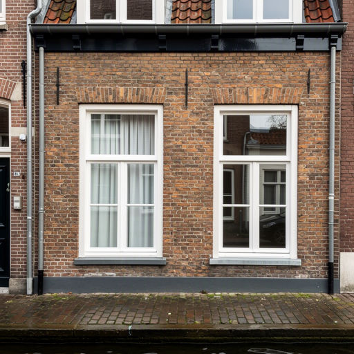 foto van ouderwetse huizen