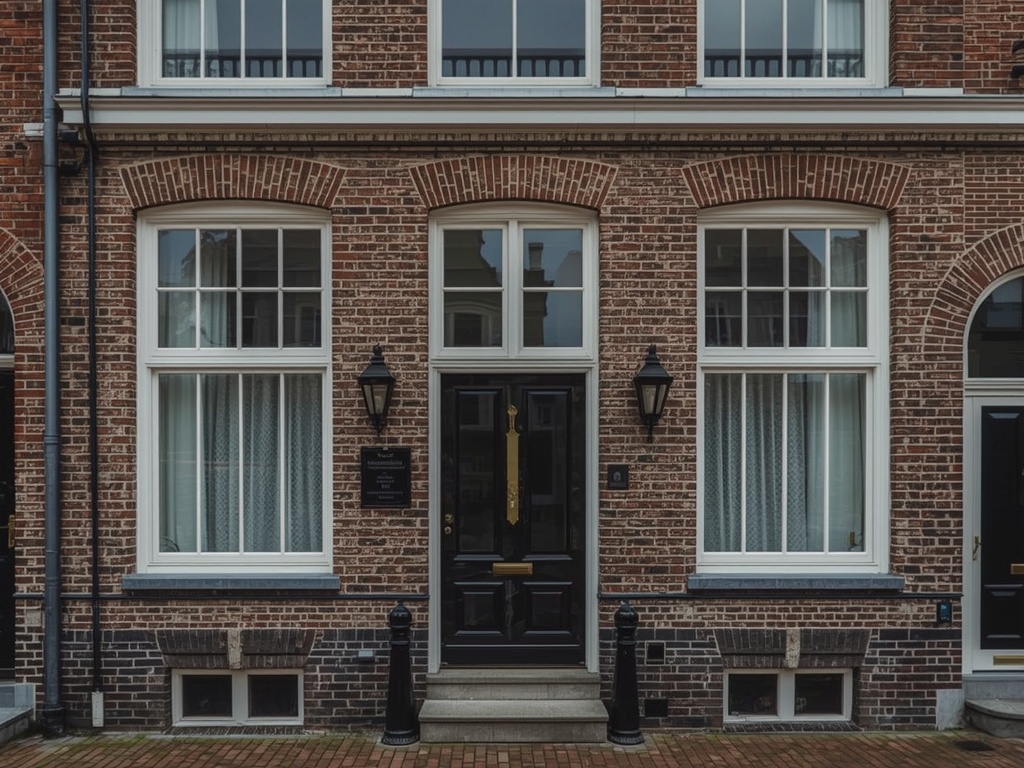 foto van ouderwetse huizen