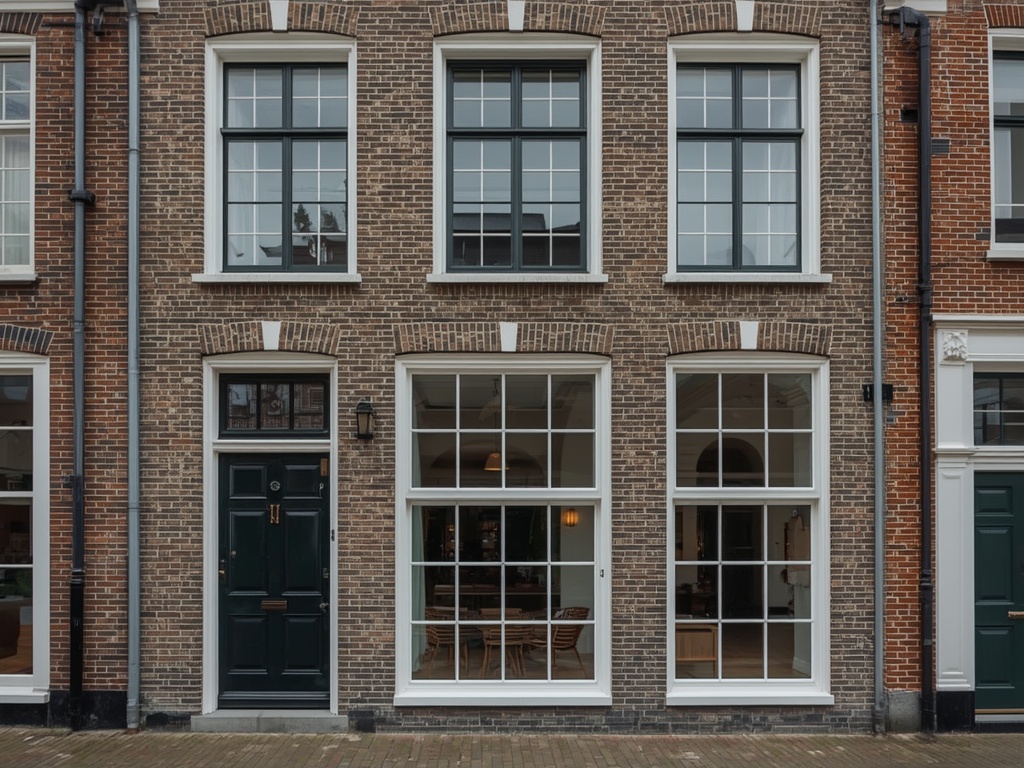 foto van ouderwetse huizen