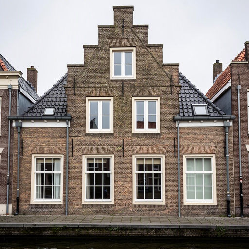 Moderne kaswoning in het Westland met nieuw geplaatste witte kunststof kozijnen