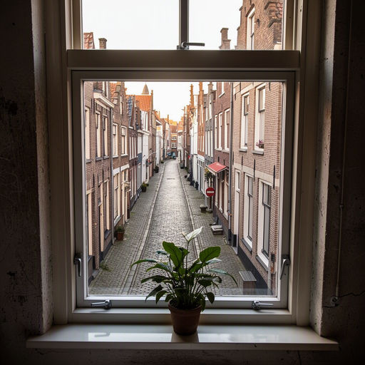 Lichte woonkamer in Naaldwijkse hoekwoning met zicht op tuin door nieuwe kunststof schuifpui