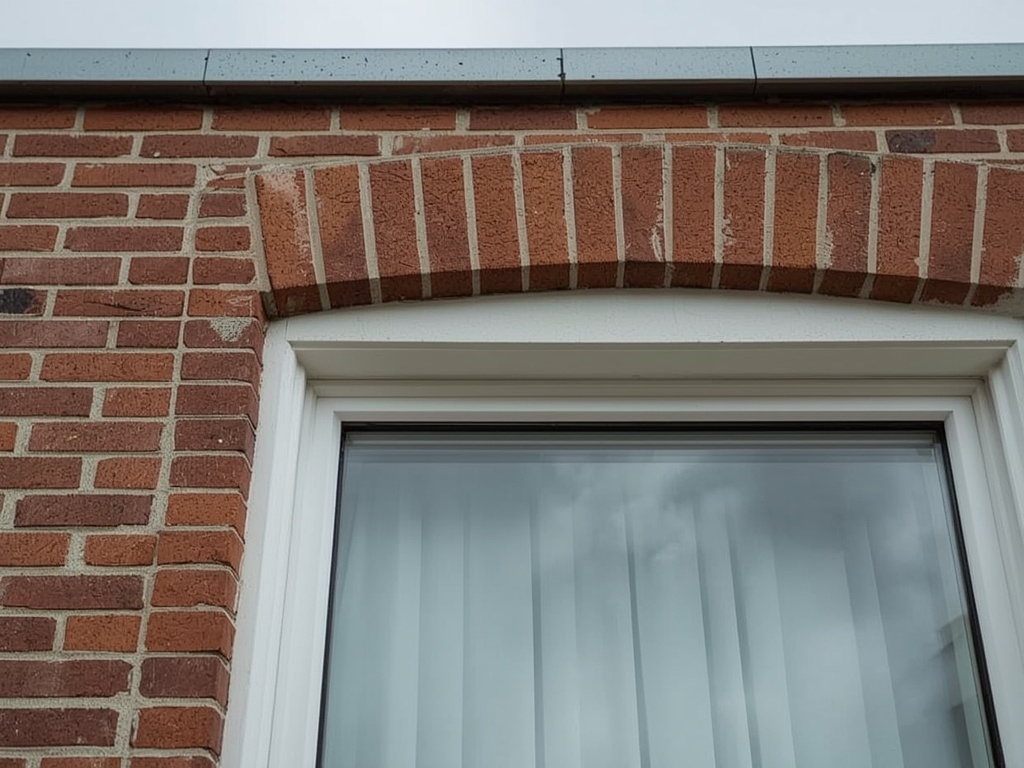 Close-up antraciet kunststof kozijn met HR++ glas op bakstenen gevel in Pijnacker