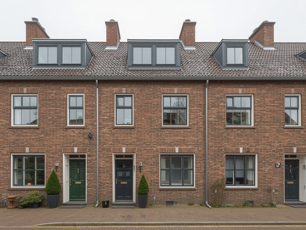 Vrijstaande woning in Nootdorp met antraciet kunststof kozijnen in een groene woonwijk