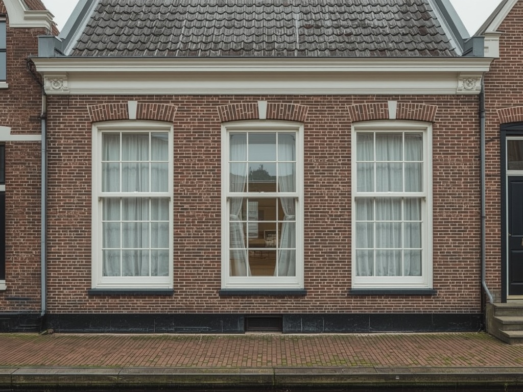 Moderne rijtjeswoning in Zoetermeer Oosterheem met nieuw geplaatste antracietgrijze kunststof kozijnen