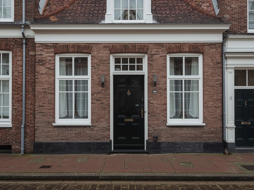 Moderne jaren 70 woning in Naaldwijk met nieuw geplaatste antraciet kunststof kozijnen